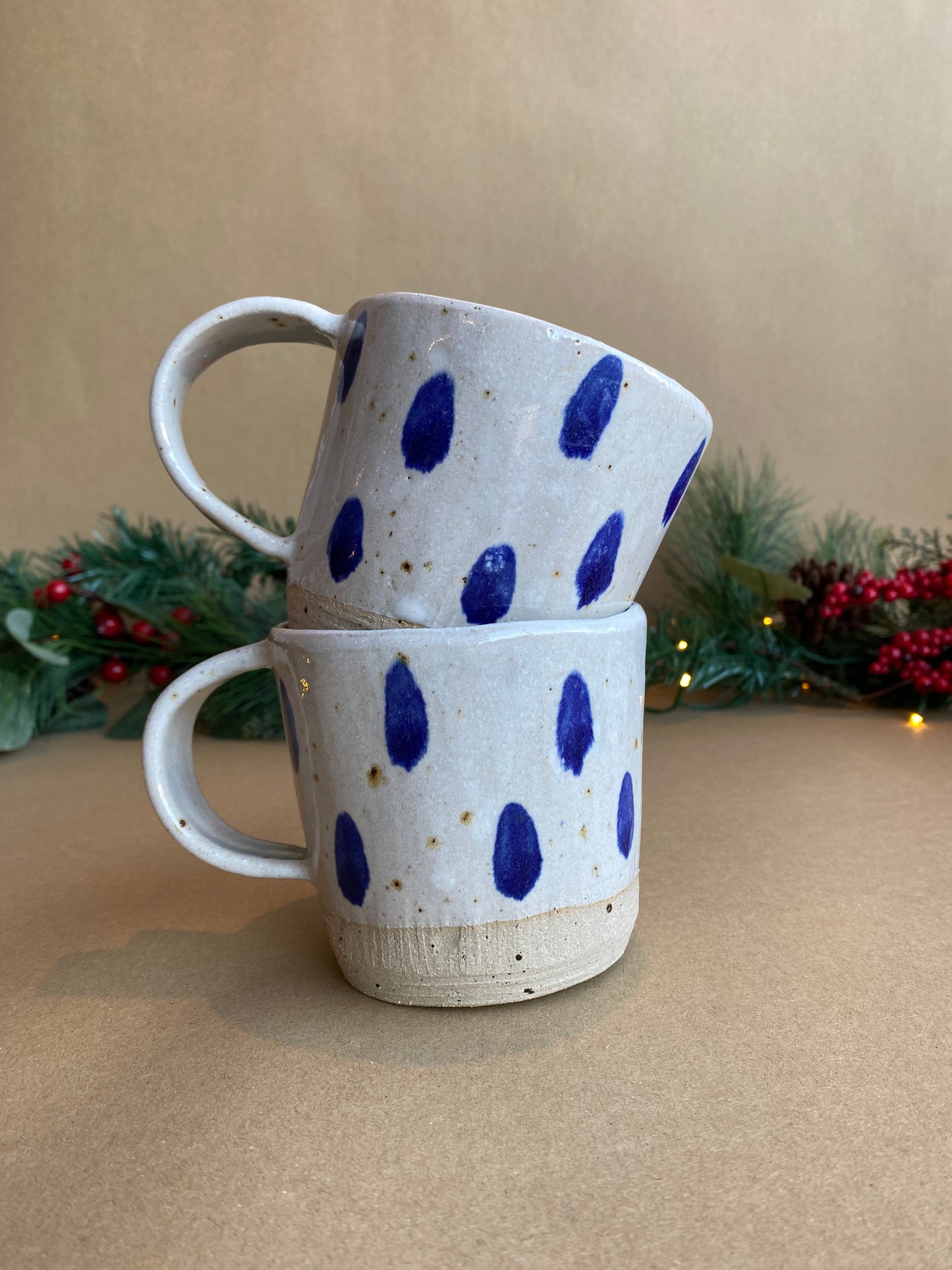 Mug - Blue Dots