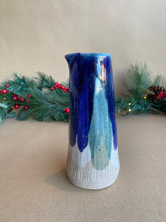 Pouring Jug - Blue Drip