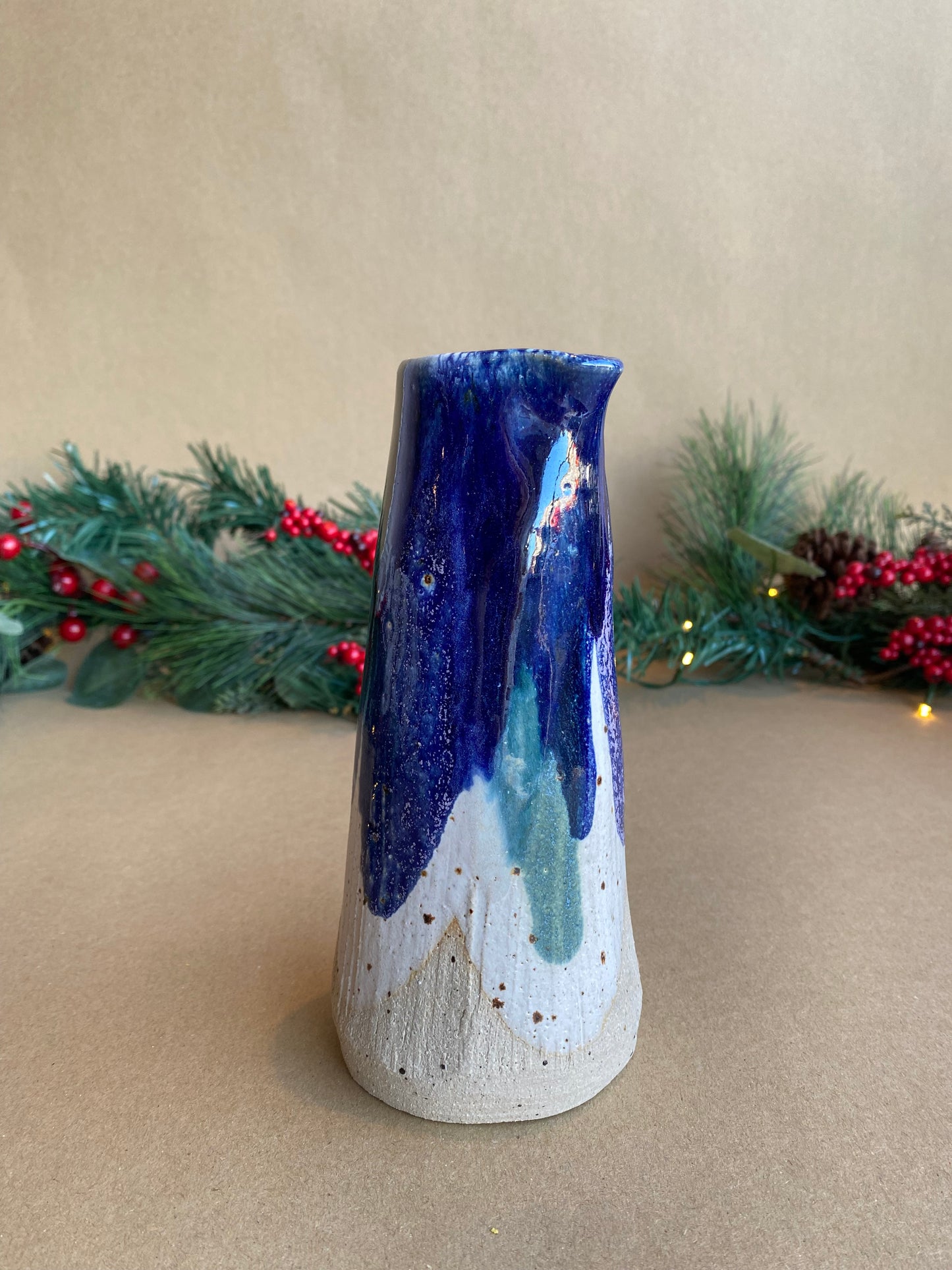 Pouring Jug - Blue Drip