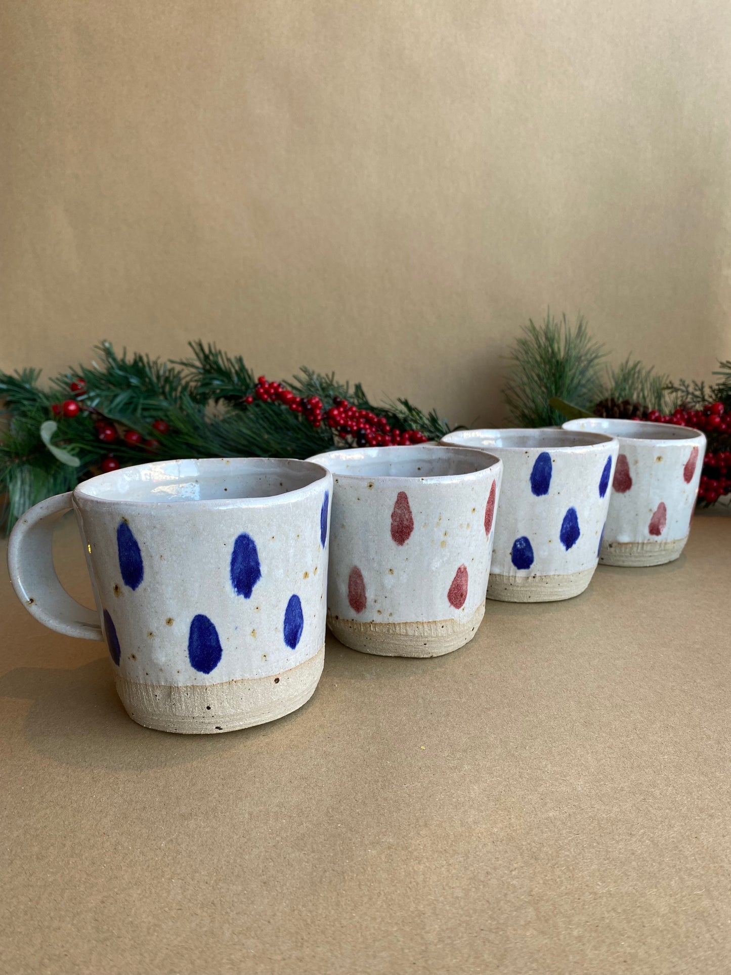 Mug - Blue Dots