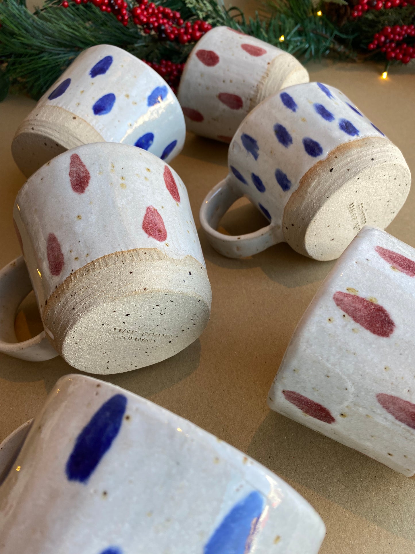 Mug - Blue Dots