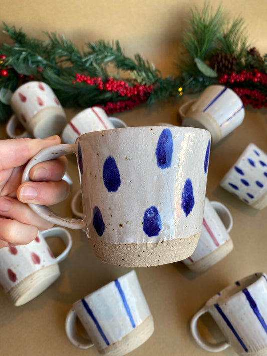 Mug - Blue Dots