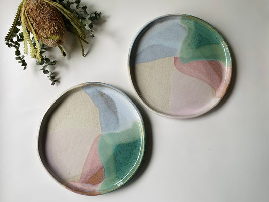 Rainbow Dinner Plate Set : Made to Order